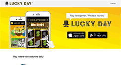 Desktop Screenshot of luckydayapp.com