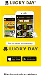 Mobile Screenshot of luckydayapp.com